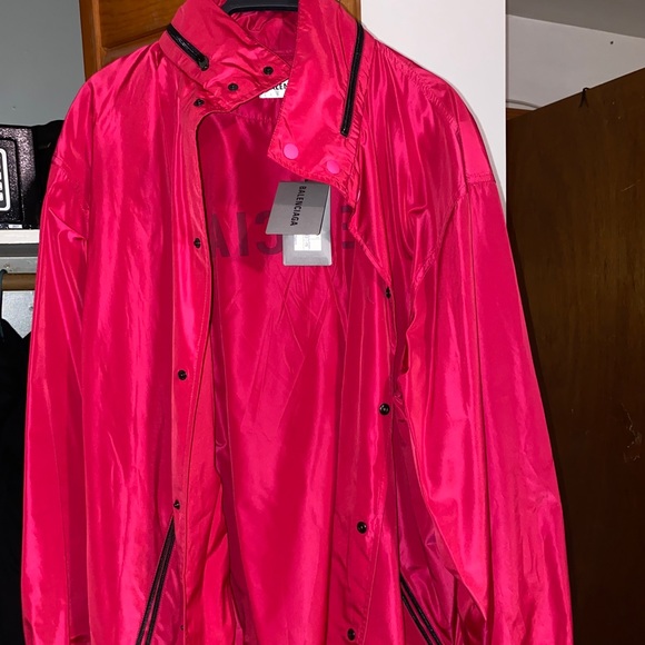 Balenciaga Logo Raincoat - Picture 1 of 4